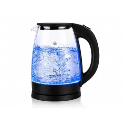 2L Borosilicate Glass Electric Kettle 1500W (Blue LED)