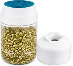 2Mech Plastic Sprout Maker - 1100 ml (Clear, Blue)