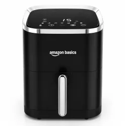 Amazon Basics 3.5L Electric Air Fryer | 1200 W | Temp. Settings Up to 200°C | 7 Pre-set Options | 360° High Speed Air Ci