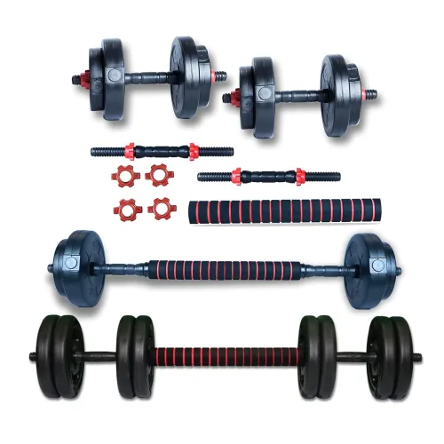 Image of 3 in 1 gym combo Adjustable dumbbells set,14 Dumbbell rod,15.5 Connector 10 mm Eva Foam, Star Nuts kit for home gym Work