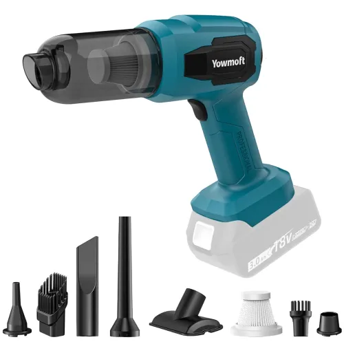 Image of 3 in 1 Handheld Car Vacuum Compatible with Makita 18V Battery with 21000pa Strong Suction