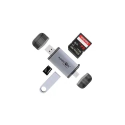 3-in-1 Memory Card Reader