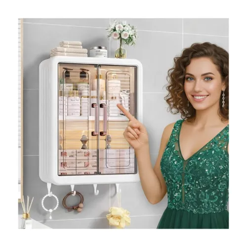 Image of 3 Shelves Multipurpose Bathroom Organiser 