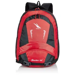 30L Water-Resistant Travel & Office Backpack – Red