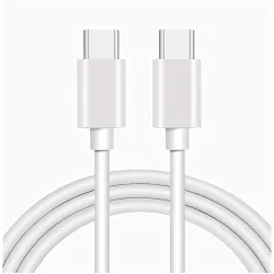 Original 30W Fast Cable Compatible With Google Pixel 6, Pixel 6 Pro, Pixel 6 XL, Pixel 6A / 6 A, Pixel 7, Pixel 7 Pro, Pixel Type C to C - White