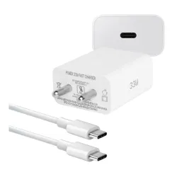 33W Type-C Power Fast Charger Adapter with Cable 