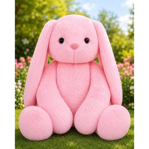 Image of 35 cms Plush Bunny Rabbit Toy with Long Ears - Soft Stuffed Animal for Kids
