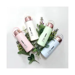 350ml Glass Water Bottle with Leak-Proof Lid, BPA-Free Stylish Reusable Bottle for Office, Travel & Daily Use (Pack of 1)