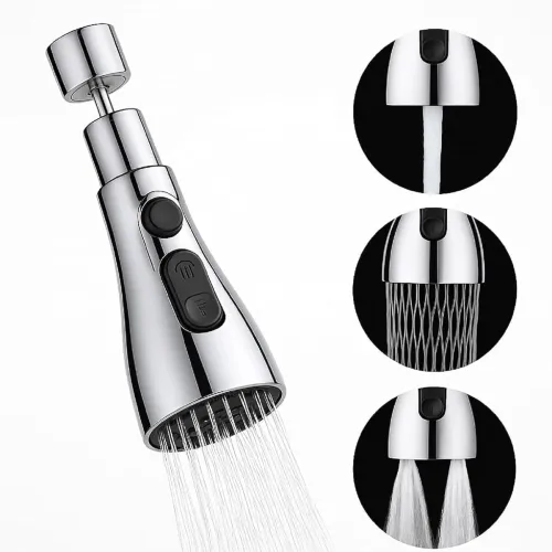 Image of 360° Rotating Tap Extender – Water‑Saving Aerator Fit for Kitchen