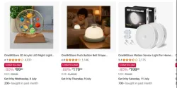 3D Acrylic LED Night Light Starting at ₹99