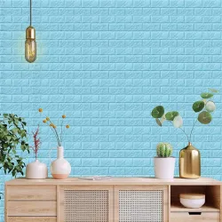 3D Diamond Wallpaper for Home (70 x 70 cm Brown)