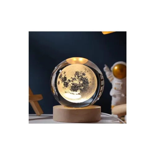 Image of 3D Moon Crystal Ball Lamp 