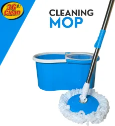 3G Clean 3 G CLEAN Spin Mop Set with Twin Bucke