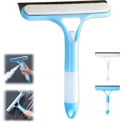 3-in-1 Window Cleaning Scraper & Squeegee