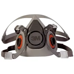 3M 6200 Half Facepiece Reusable Respirator Without Cartridges (Medium)