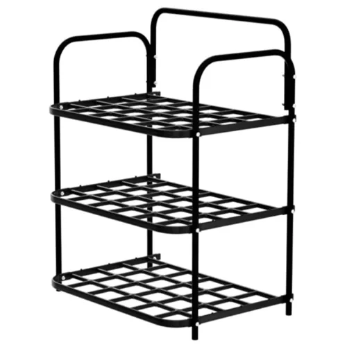 Image of 3-Tier Metal Shoe Rack Organizer,