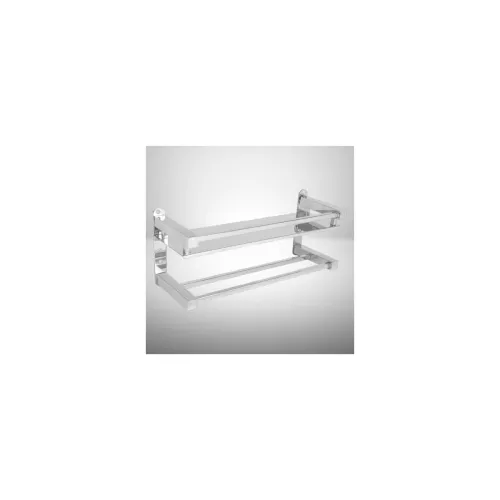 Image of 4006 Stainless Steel 304 Grade Dual Folding Towel Rack for Bathroom Towel Hanger/Rack