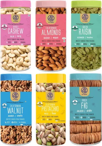 Image of 41 foods Dry Fruits Combo Pack of Healthy Cashew Almond Pista Raisin Walnut Figs 600 GM