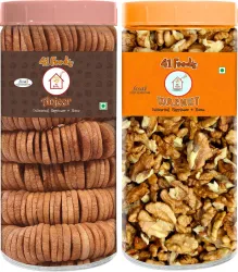 41 foods Dry fruits combo pack of Akhrot Anjeer 500GM