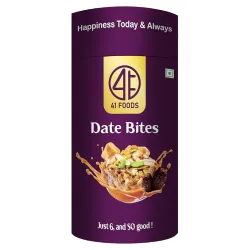41 Foods Premium Classic Date Bites | Dates Burfi | 200g