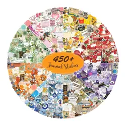 450 PCS Vintage Retro Journal Stickers for Scrapbooking, Bullet Journal