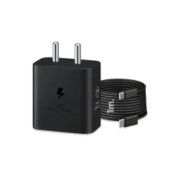 45W GaN Type C Super Fast Charger Compatible with Samsung Galaxy S/A/M/F/Z All Series,S26/S25/S24/S23/S22/S21 /Fe/Plus/Ultra/Z Fold/Z Flip & Other Device,Original BIS Certified Charger (2Yrs...