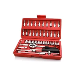 46-piece Stainless Steel Tool Kit – Multifunctional Complete Repair Box For Diy