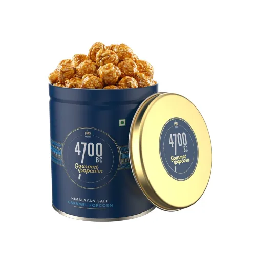 Image of 4700BC Himalayan Salt Caramel Popcorn, Tin, 125g