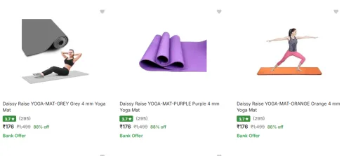 Image of 4mm Yoga Mats @ Starting ₹176
