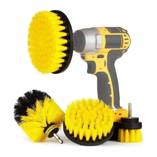 Image of 4 PCS Power Drill Scrubber Brush Cleaning Kit