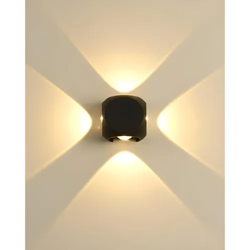 Image of 4-Way 4W Warm White LED Up Down Wall Light