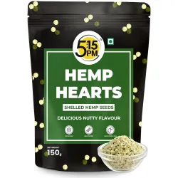 5:15PM Hemp Hearts 150g | Hulled Hemp Seeds for Eating | Raw Shelled I Perfect for Smoothies & Salads