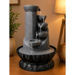 5 Artistic Steps Indoor Tabletop Waterfall Fountain