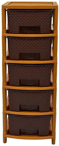Image of Randal Modular 5 Layer Drawer Storage Organizer for Home/Bedroom/Beauty Parlour and Kitchen