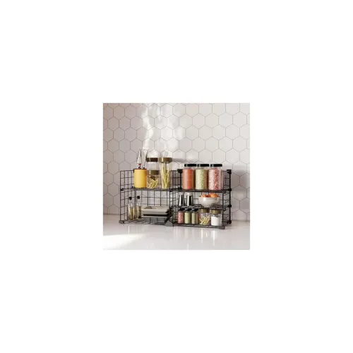 Image of 5 Shelf Metal Kitchen Organizer Rack Stand for Spice