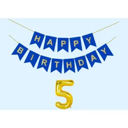 5th Happy Birthday Decoration Kit 