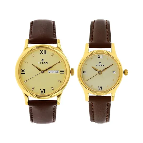Image of 6 Words: Titan Bandhan Quartz Analog Day Date Watch