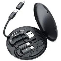 60W Multifunctional Fast Charging Data Cable Kit with Conversion Set