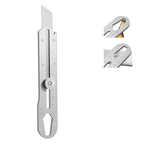 Image of 6-in-1 Utility Cutter Knife with Wrench & Precision Tool