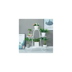 6-Tier Metal Plant Stand (Medium, 21.5x23.5x8.5 in)