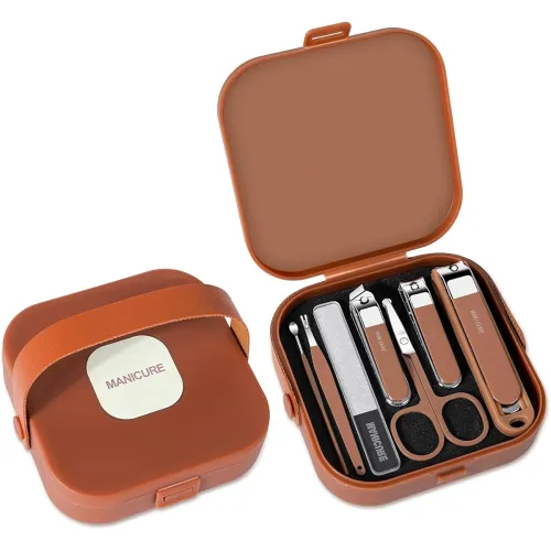 Image of 7-Piece Portable Manicure Pedicure Travel Set