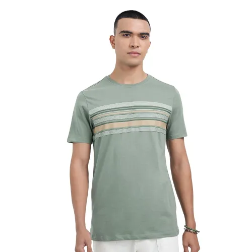 Image of 7 Alt by Pantaloons Men's Slim Fit T-Shirt