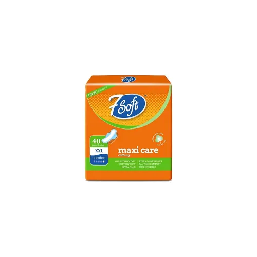 Image of 7 Soft Maxi Cottony Care Sanitary Pads XXL (320mm) – Pack of 40 