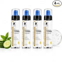 8% Glycolic Acid Toner 400 ml, Hydrating Face Mist Toner Enriched with Hyaluronic Acid & Cucumber Extract For Exfoliating Glowing Skin, Pores Tightening, Korean Beauty Secrets For Women & Me...