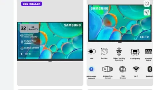 Image of 80 cm (32 inch) HD Ready LED Smart
