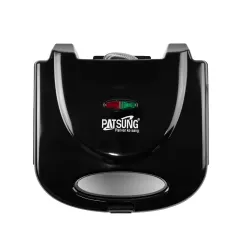 Sandwich Grill Maker – 800W Non-Stick Fixed Grill Plates, Black | Compact & Fast Heating with Indicator Lights | Easy to Clean & Store | Cool-Touch Handle