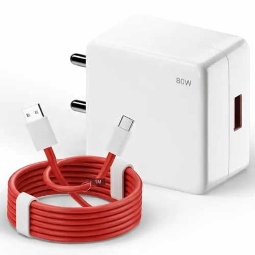 Image of 80W SuperVOOC FastCharger with Type C Cable, Fast Charger Type C Charger Adapter,