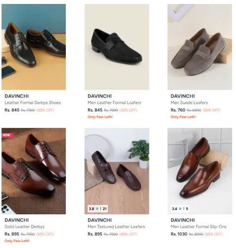 Image of 89% OFF | Davinchi Footwear
