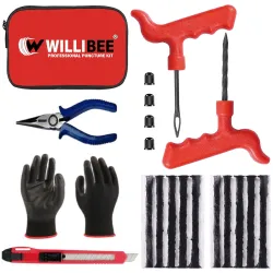 8-in-1 Tubeless Tyre Puncture Repair Kit
