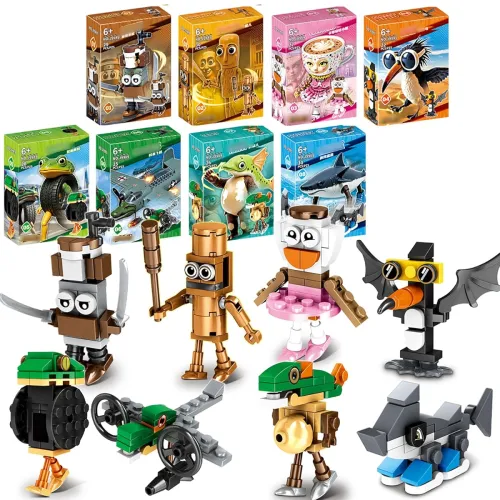 Image of 8 Pcs Blind Box Unique Designed Toys,Desktop Decorations Premium Material, Desktop Table for Home,Unique Statues for Off